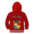 (Custom Personalised) Tonga Fathers Day Kid Hoodie Red Tongan Ngatu I Love You Dad LT14 - Polynesian Pride