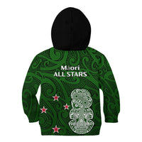 Aotearoa Rugby Kid Hoodie All Stars New Zealand Tiki Maori LT14 - Polynesian Pride