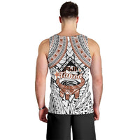 Fiji Tanoa Men Tank Top Kava Bowl Fijian Tapa Brown Pattern LT14 - Polynesian Pride