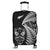 New Zealand Haka Rugby Maori Luggage Cover Silver Fern Vibes - Black LT8 Black - Polynesian Pride