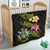 Solomon Islands Polynesian Custom Personalised Quilt - Plumeria Tribal - Polynesian Pride