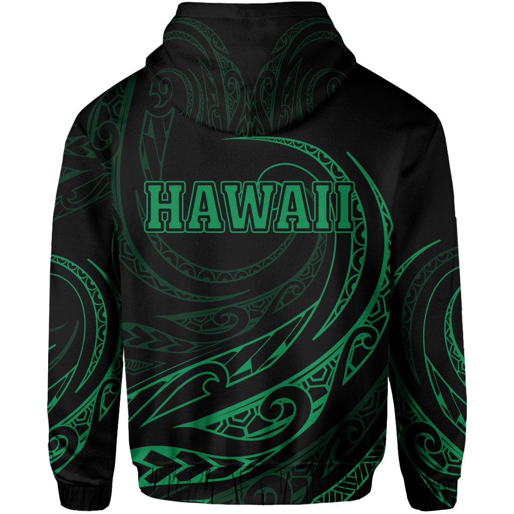 Hawaii Hoodie Frida Style Green - Polynesian Pride