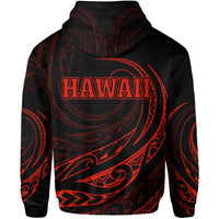 Hawaii Hoodie Frida Style Red - Polynesian Pride