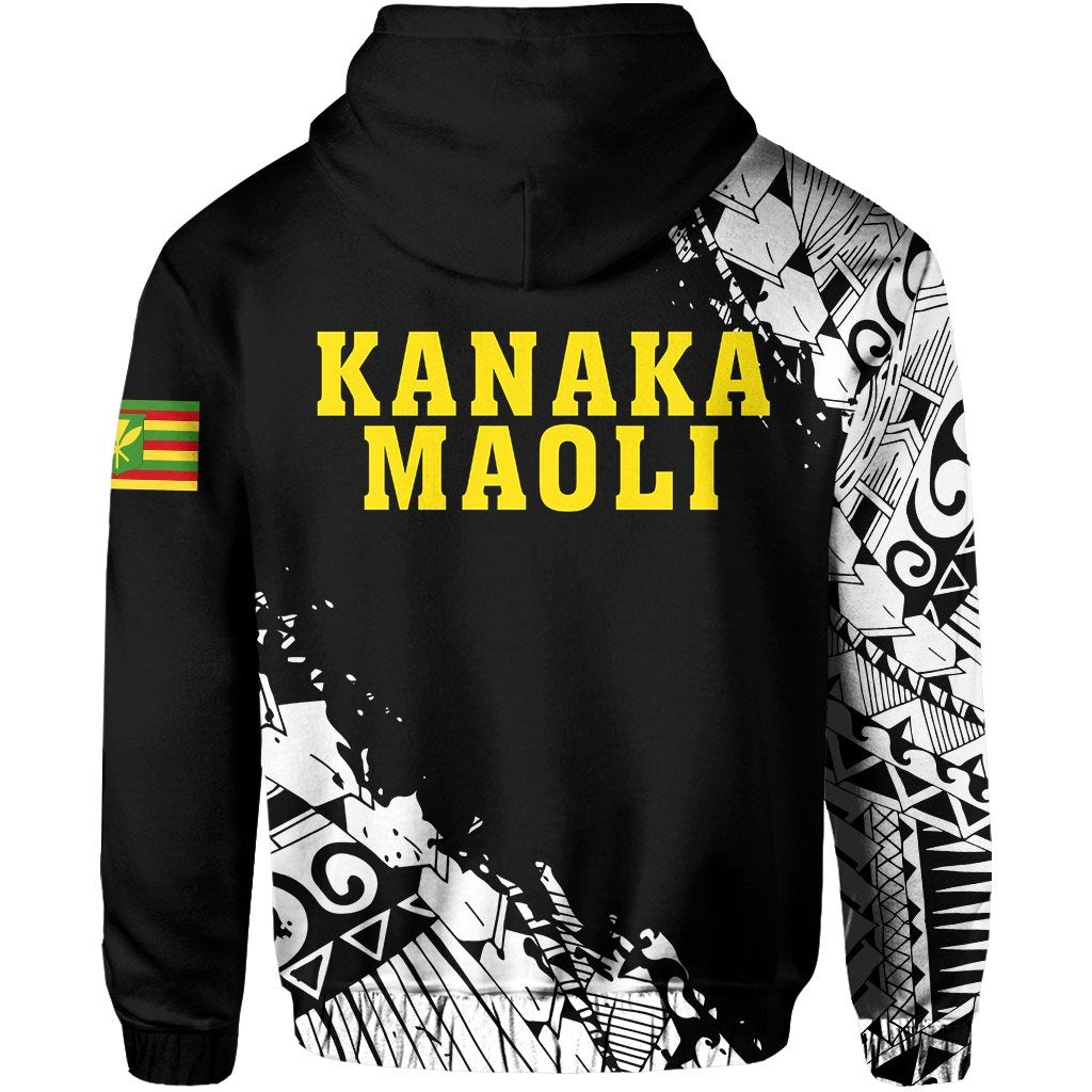 Kanaka Flag Polynesian Hoodie Nora Style - Polynesian Pride