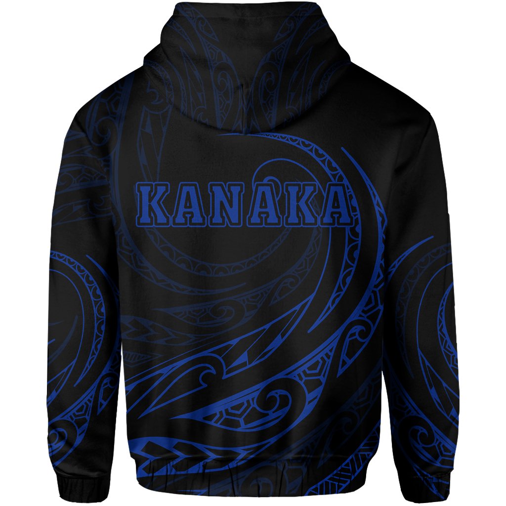 Kanaka Hoodie Frida Style Blue - Polynesian Pride