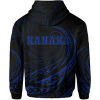 Kanaka Hoodie Frida Style Blue - Polynesian Pride