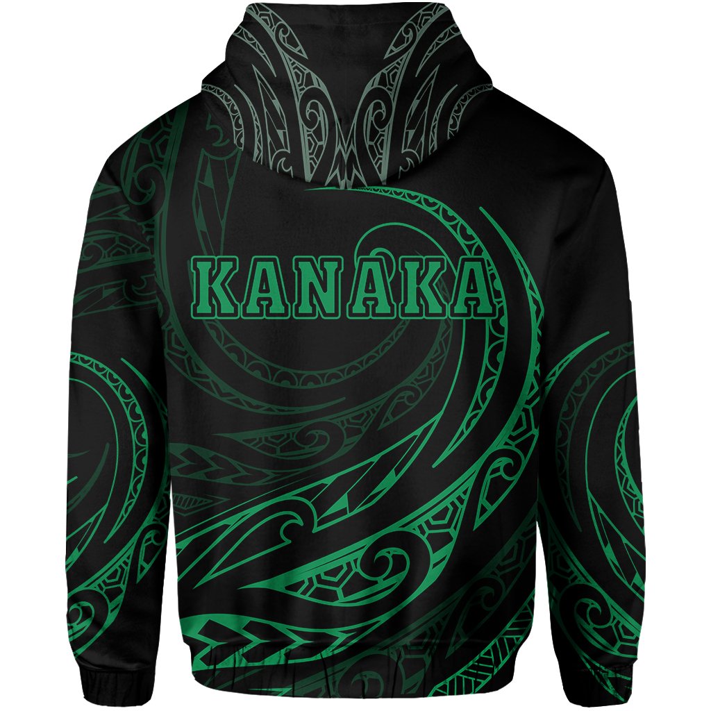 Kanaka Hoodie Frida Style Green - Polynesian Pride