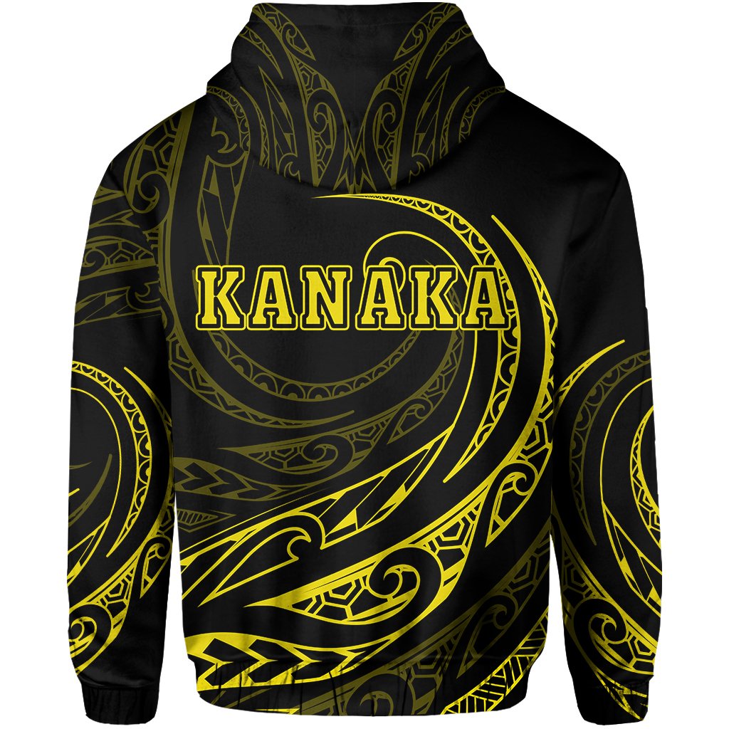 Kanaka Hoodie Frida Style Yellow - Polynesian Pride