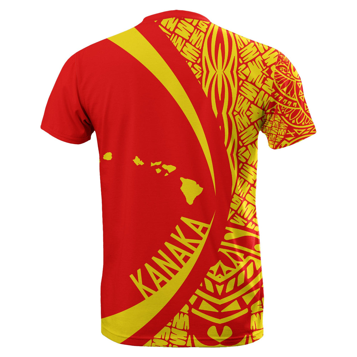 Kanaka Polynesian Mauna Kea T shirt Circle Style - Polynesian Pride