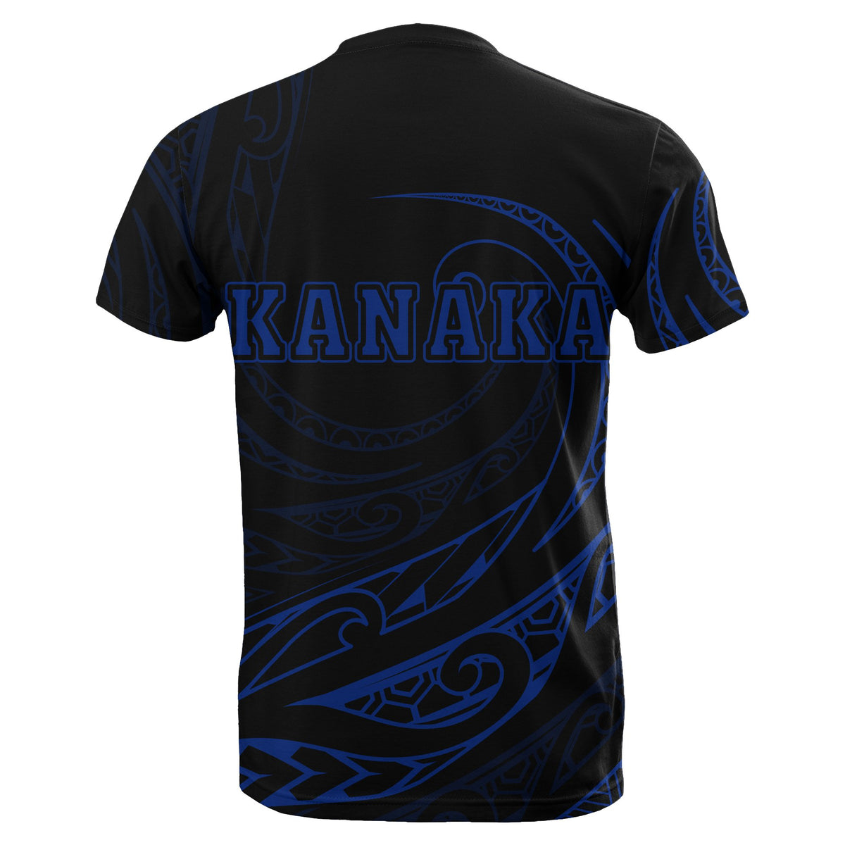 Kanaka T shirt Frida Style Blue - Polynesian Pride