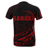 Kanaka T shirt Frida Style Red - Polynesian Pride