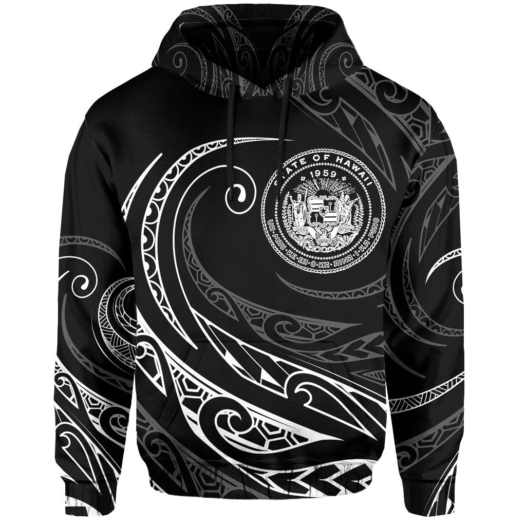 Hawaii Coat of Arms Hoodie Frida Style - Polynesian Pride
