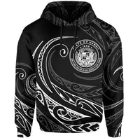 Hawaii Coat of Arms Hoodie Frida Style - Polynesian Pride