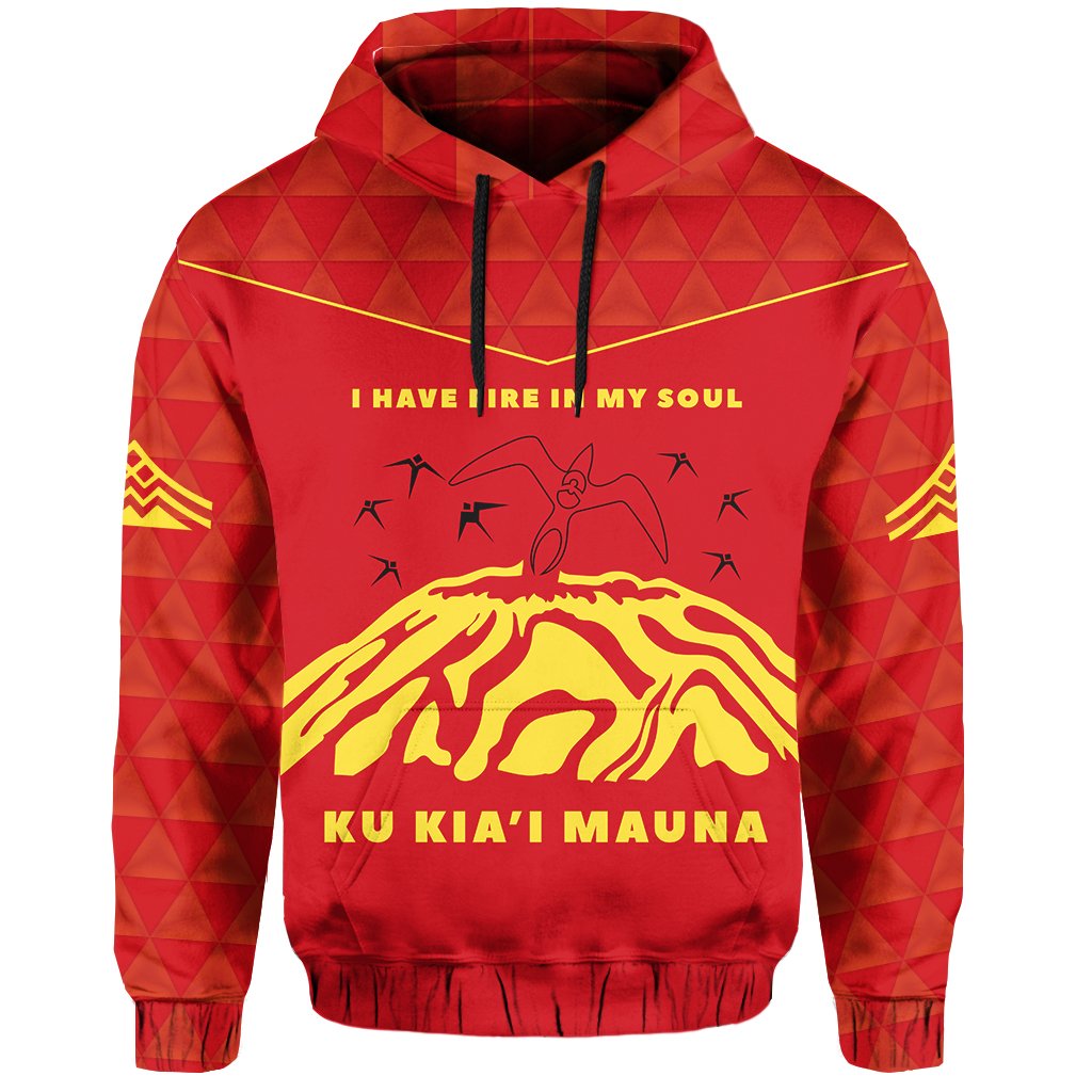 I Have Fire In My Soul Mauna Kea Hoodie - Polynesian Pride