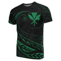 Kanaka T shirt Frida Style Green - Polynesian Pride