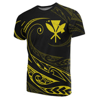Kanaka T shirt Frida Style Yellow - Polynesian Pride