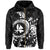 Kanaka Map Zipper Hoodie (White) Turtle Style - Polynesian Pride
