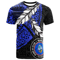 Guam T Shirt Made In Guam Logo Unisex BLUE - Polynesian Pride