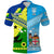 Custom Vanuatu Malampa Province and Fiji Polo Shirt Together, Custom Text and Number LT8 - Polynesian Pride