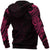 Manaia Maori Tattoo Style All Over Hoodie Pink - Polynesian Pride