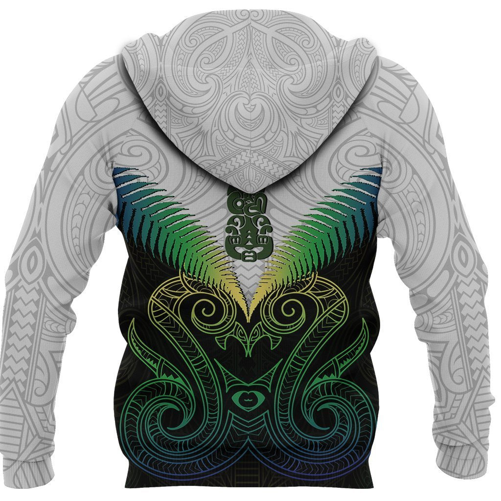 Maori Manaia New Zealand Hoodie Rasta - Polynesian Pride