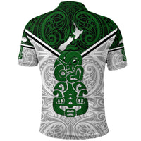 Combo Polo Shirt and Men Short New Zealand Maori Rugby Pride Version - White - Polynesian Pride