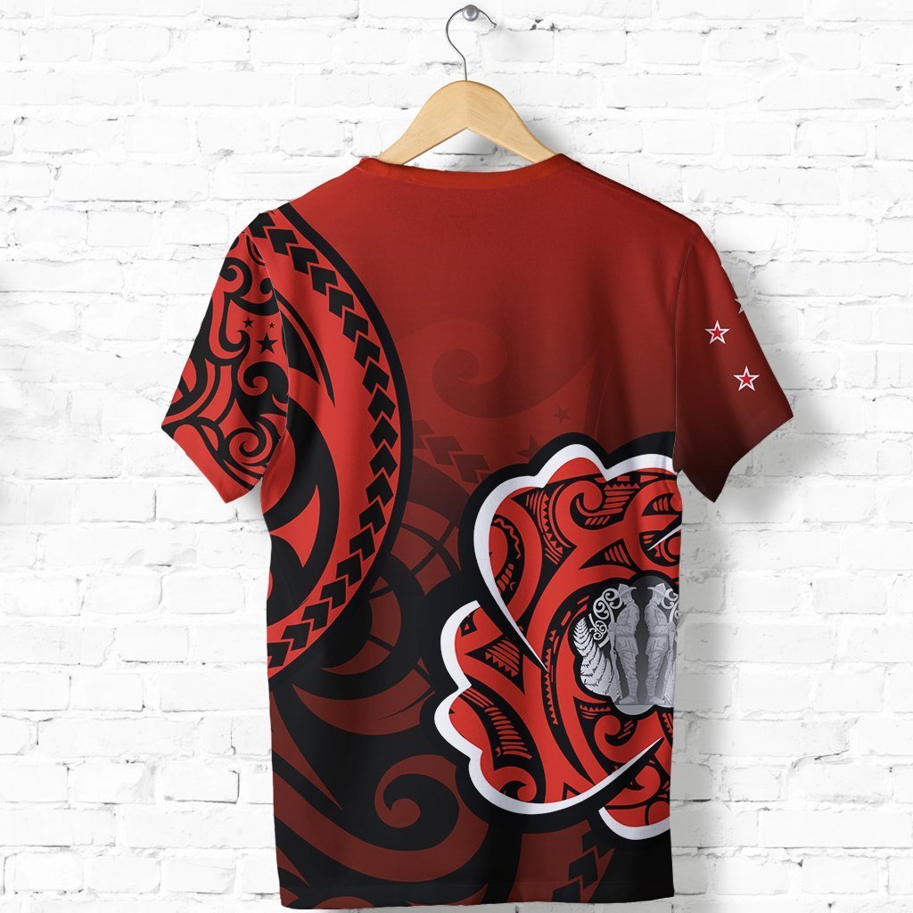 Lest We Forget T Shirt, Maori Poppy Flowers Shirt - Polynesian Pride
