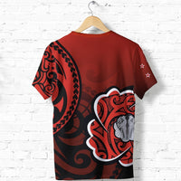 Lest We Forget T Shirt, Maori Poppy Flowers Shirt - Polynesian Pride