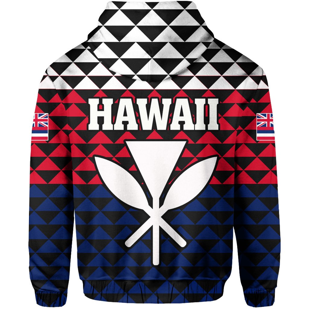 Hawaii King Kakau Hoodie (Zip up) - Polynesian Pride