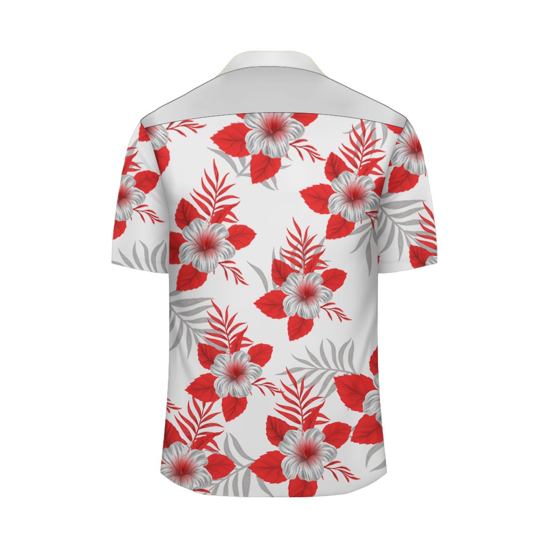 Tropical Hibiscus Hawaiian Shirt - Polynesian Pride