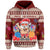 Hawaii Santa Claus Pineapple Pattern Hoodie Dry Style - Polynesian Pride