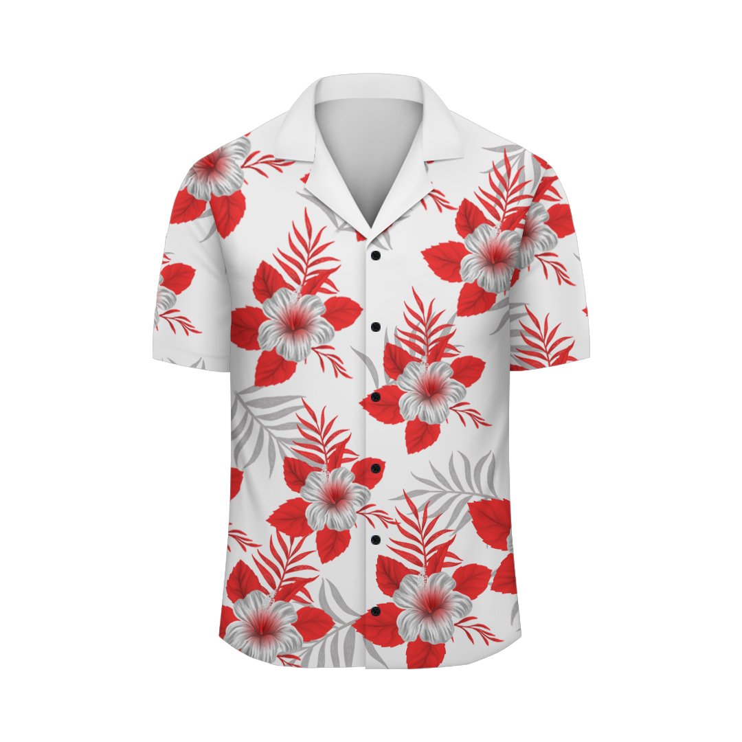 Tropical Hibiscus Hawaiian Shirt - Polynesian Pride