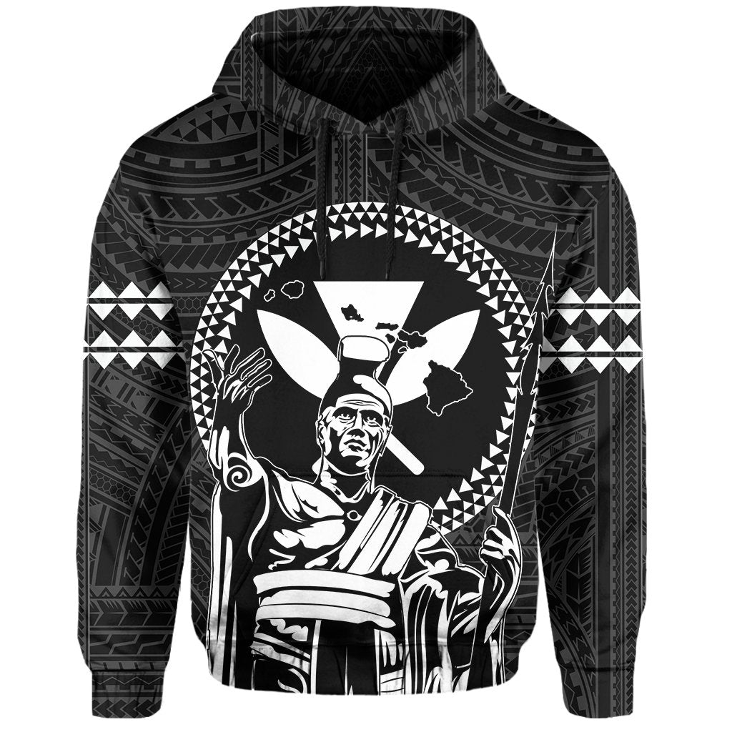Hawaii King Kanaka Kakau Hoodie - Polynesian Pride
