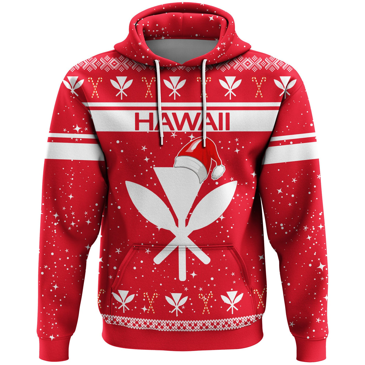 Hawaii Christmas Hoodie Show Style - Polynesian Pride