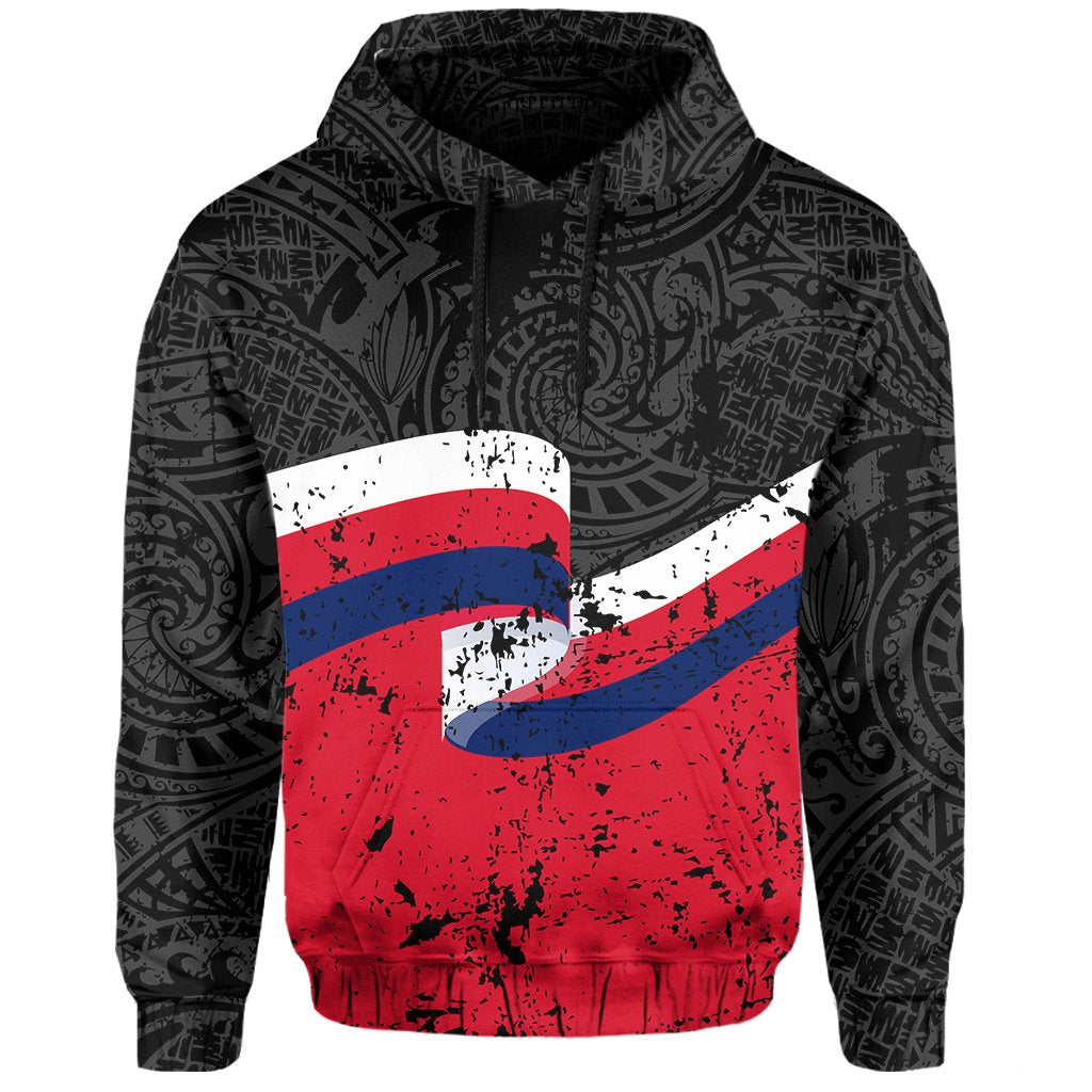 Hawai Flag Polynesian Hoodie - Polynesian Pride