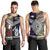 New Zealand And Niue Men Tank Top Together - Purple LT8 - Polynesian Pride