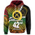Custom Vanuatu Independence Day 42nd Anniversary Hoodie LT6 Red - Polynesian Pride