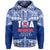 Toa Samoa Rugby Hoodie Siva Tau LT6 Pullover Hoodie Blue - Polynesian Pride