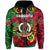 Vanuatu Hibiscus Hoodie LT6 Black - Polynesian Pride