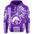 Custom Hawaii High School Pearl City Hoodie Mix Kakau LT6 Pullover Hoodie Purple - Polynesian Pride