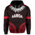 Custom Samoa Ula Nifo Tribal Hoodie Red Style LT6 Red - Polynesian Pride