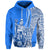 Hawaiian King Kamehameha Hoodie Vibe Blue Style LT6 Blue - Polynesian Pride