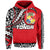 Custom Tonga Hoodie Polynesian Tattoo LT6 Pullover Hoodie Red - Polynesian Pride