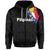 Custom Pilipinas Hoodie Simple Style Black LT6 - Polynesian Pride