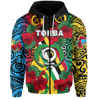 Vanuatu Torba and Hibiscus Hoodie LT6 - Polynesian Pride