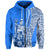 Hawaiian King Kamehameha Hoodie Vibe Blue Style LT6 - Polynesian Pride