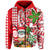 Hawaii Mele Kalikimaka Santa Claus Beach Hoodie LT6 - Polynesian Pride