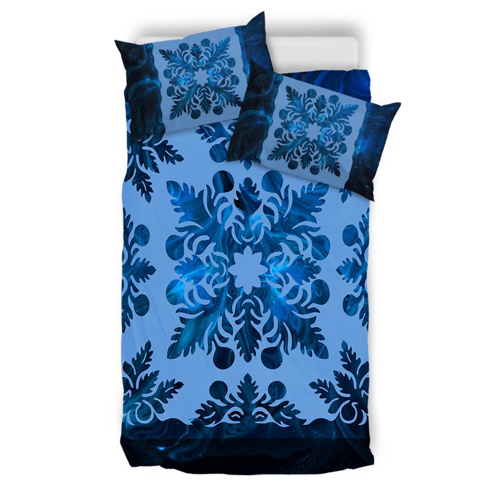 Hawaiian Quilt Double Breadfruit Bedding Set - AH - Polynesian Pride