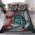 Hawaii Turtle Map Hibiscus Polynesian Bedding Set - AH Blue - Polynesian Pride