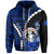 Custom Northern Mariana Islands Hoodie Polynesian Style Blue Color LT6 - Polynesian Pride